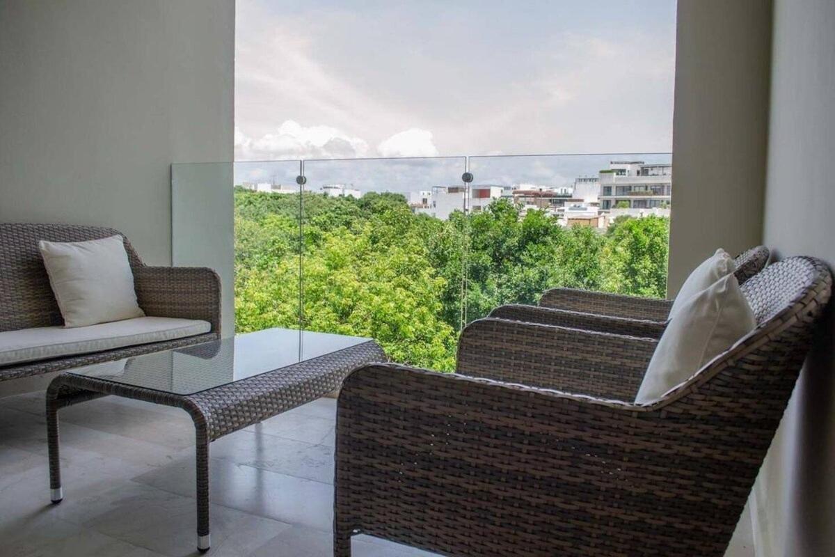 Apartamento 1 Rec. | A Pasos De La Playa | Roof C/Vista Al Mar Playa del Carmen Exterior foto